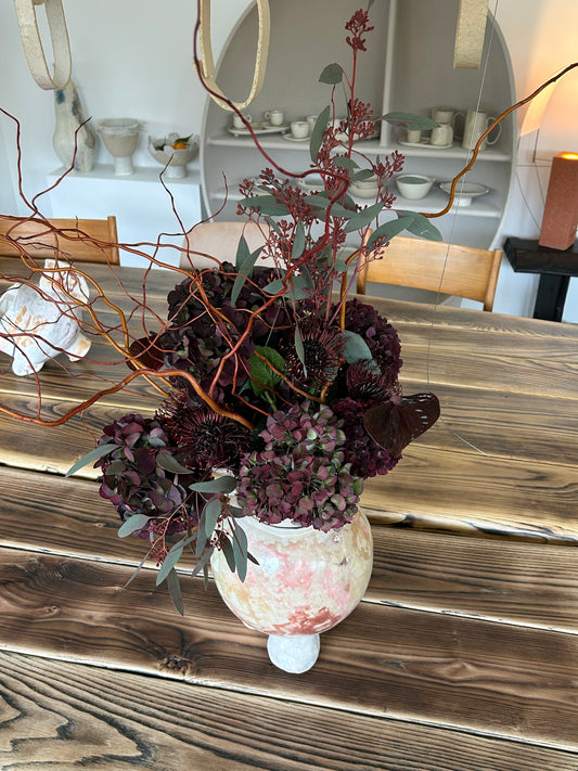 "BONNE DÉGUSTATION" , Vase -  Crachoir à vin - Collab Muriel Senaux x Maison Makeba