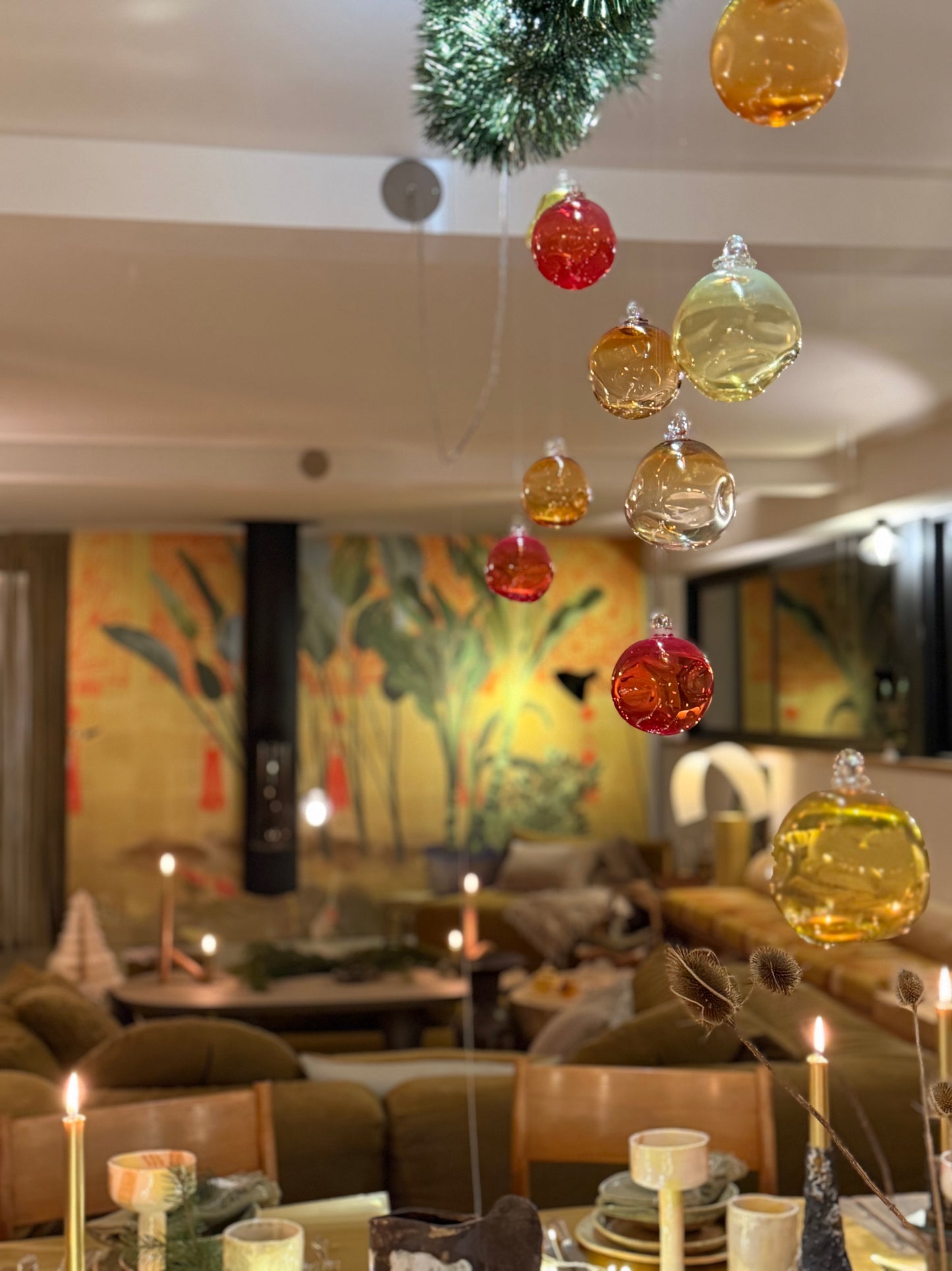 Boules de Noël 🎅 en verre