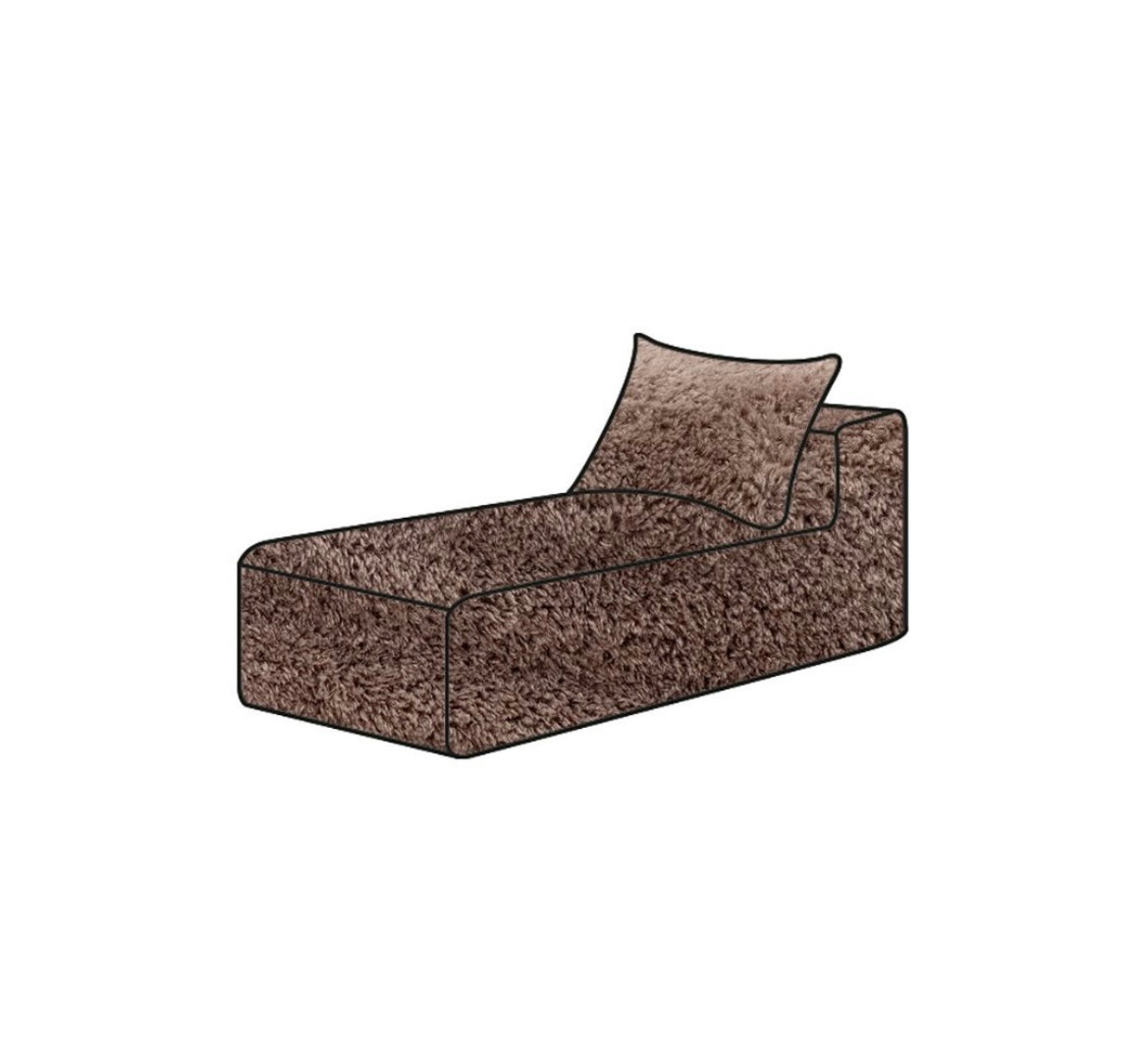 Surhousse de canapé en fausse fourrure ligne SLOW - Bed and Philosophy