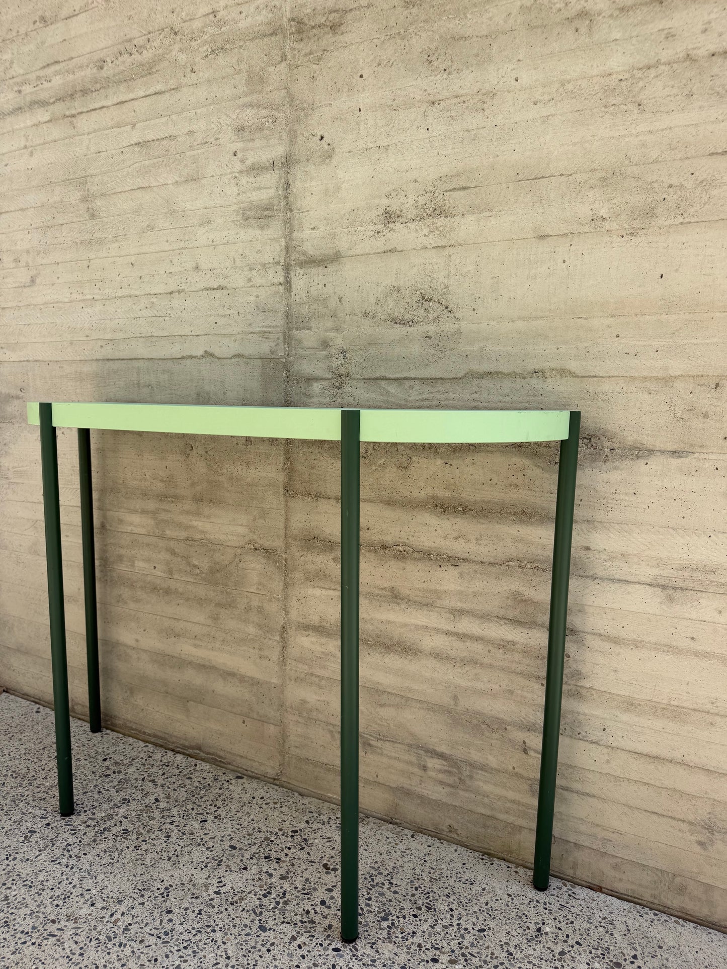 Modèle d'expo. Console Palladio verte - ARTIFORT