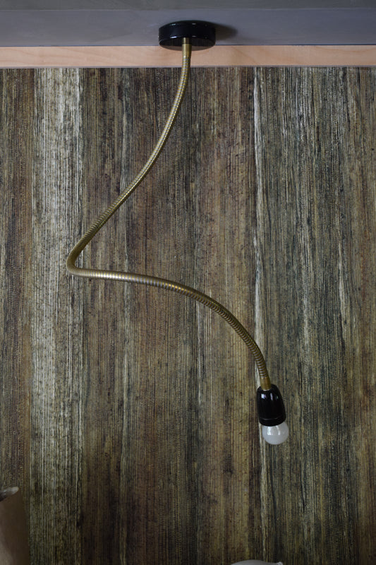 Modèle d'expo. Lampe à bras flexible en porcelaine et métal - Zangra