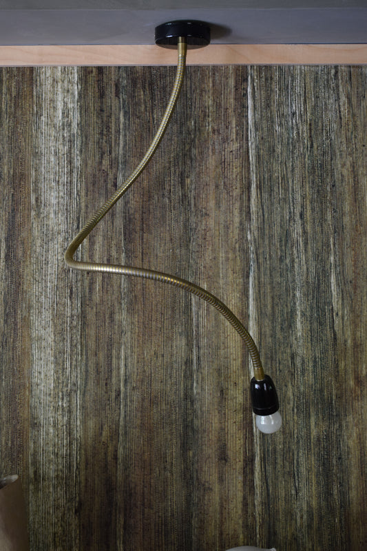 Modèle d'expo. Lampe à bras flexible en porcelaine et métal - Zangra