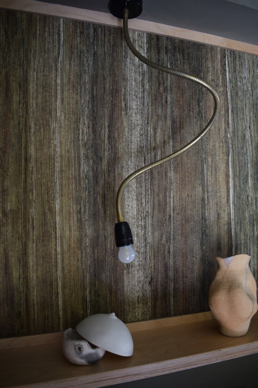 Modèle d'expo. Lampe à bras flexible en porcelaine et métal - Zangra