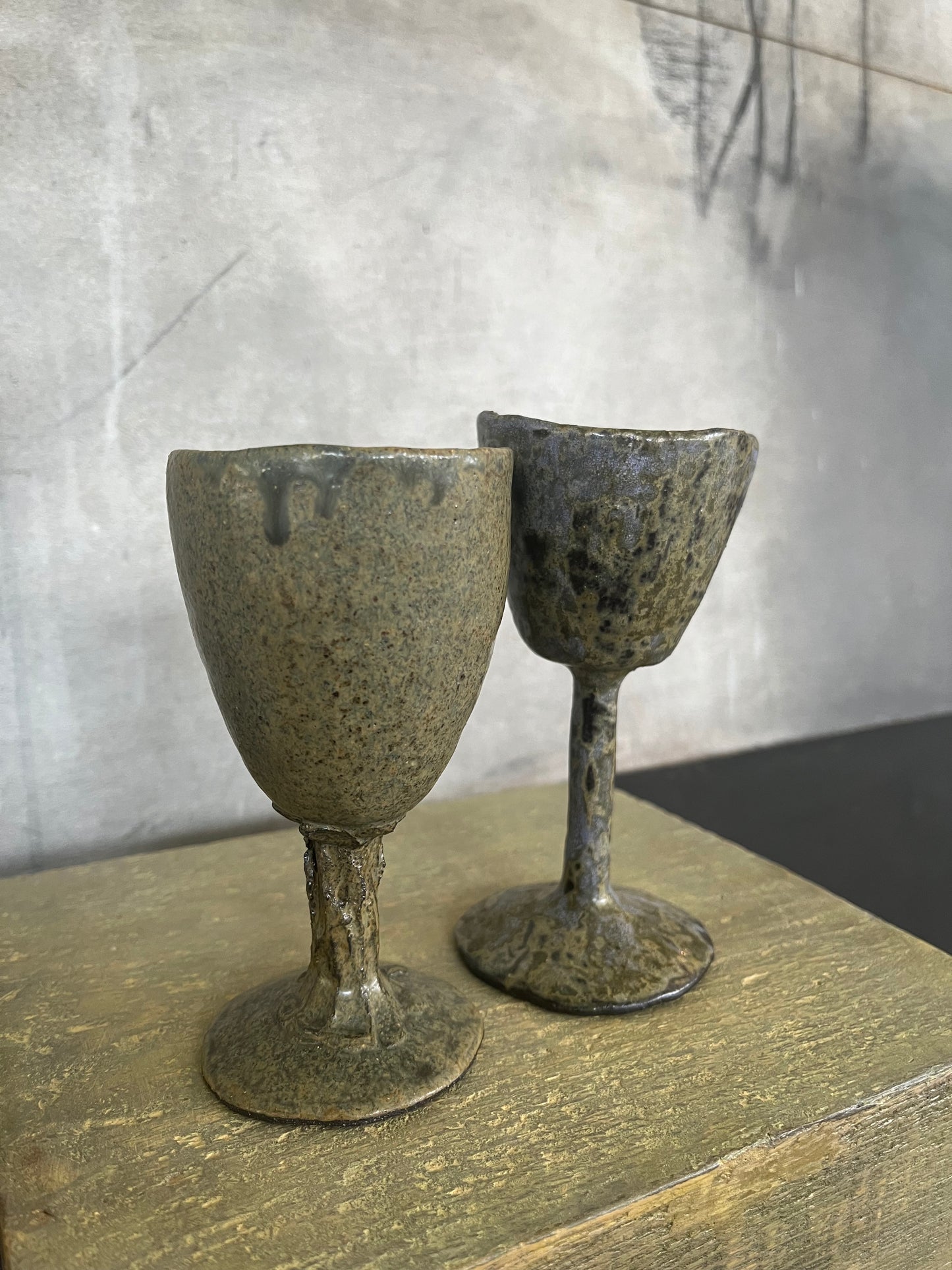 Ensemble de 2 Verres à pieds - Maya De La Vaissière