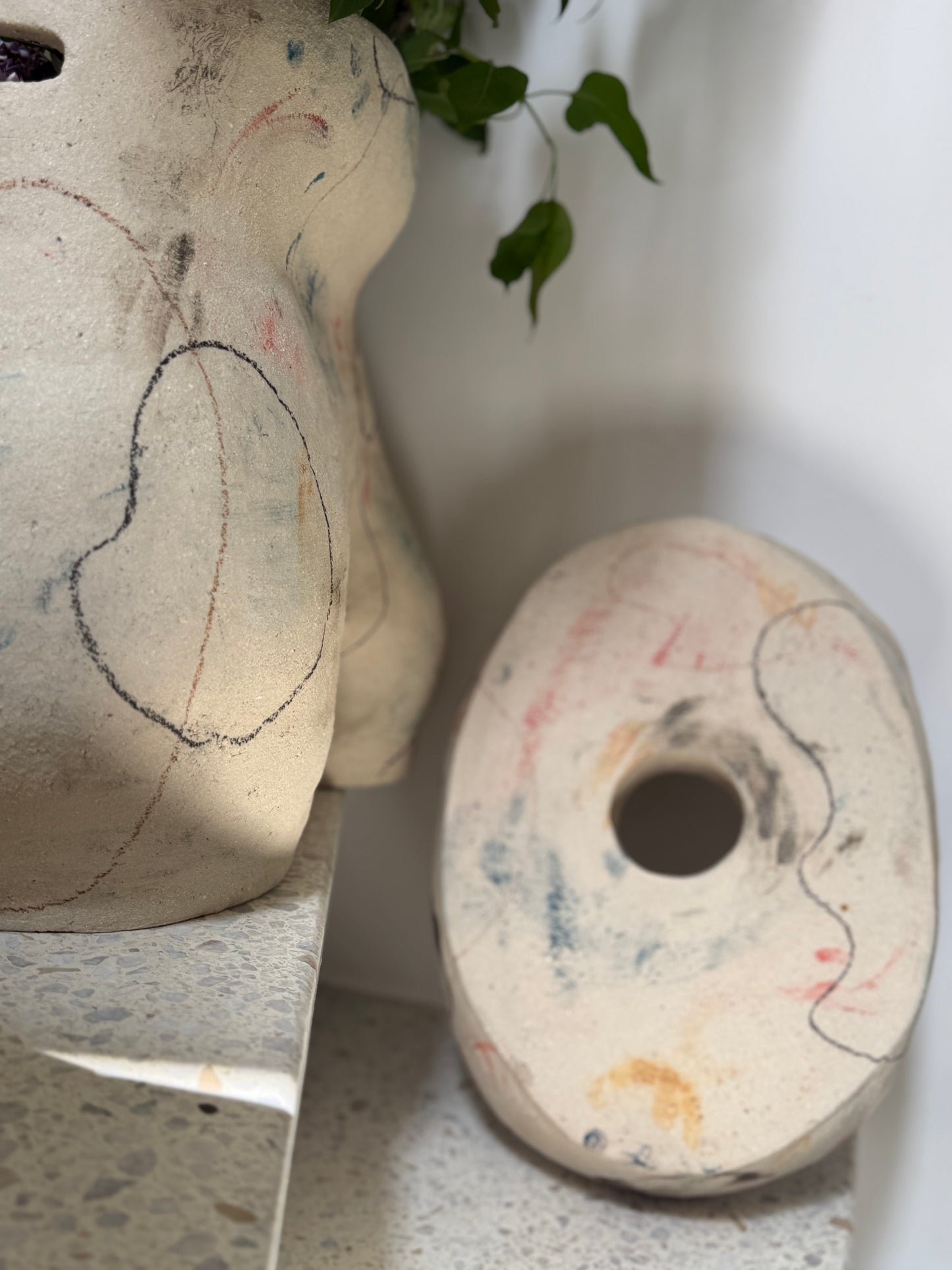 Maison Makeba Signature x MR Céramique - Tabouret/Vase/Plateau - M1