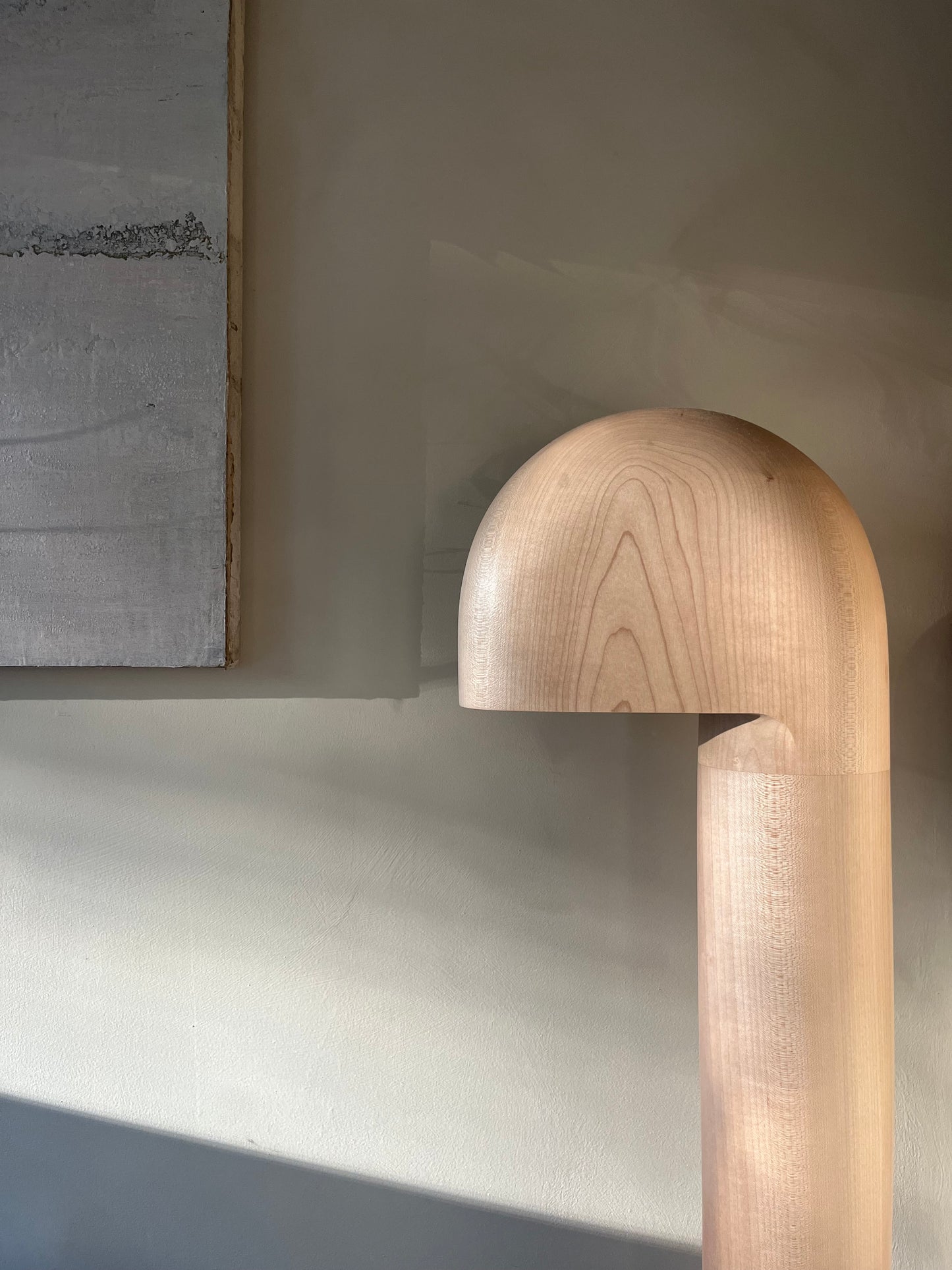 Lampadaire en bois d'érable Studio Cabane