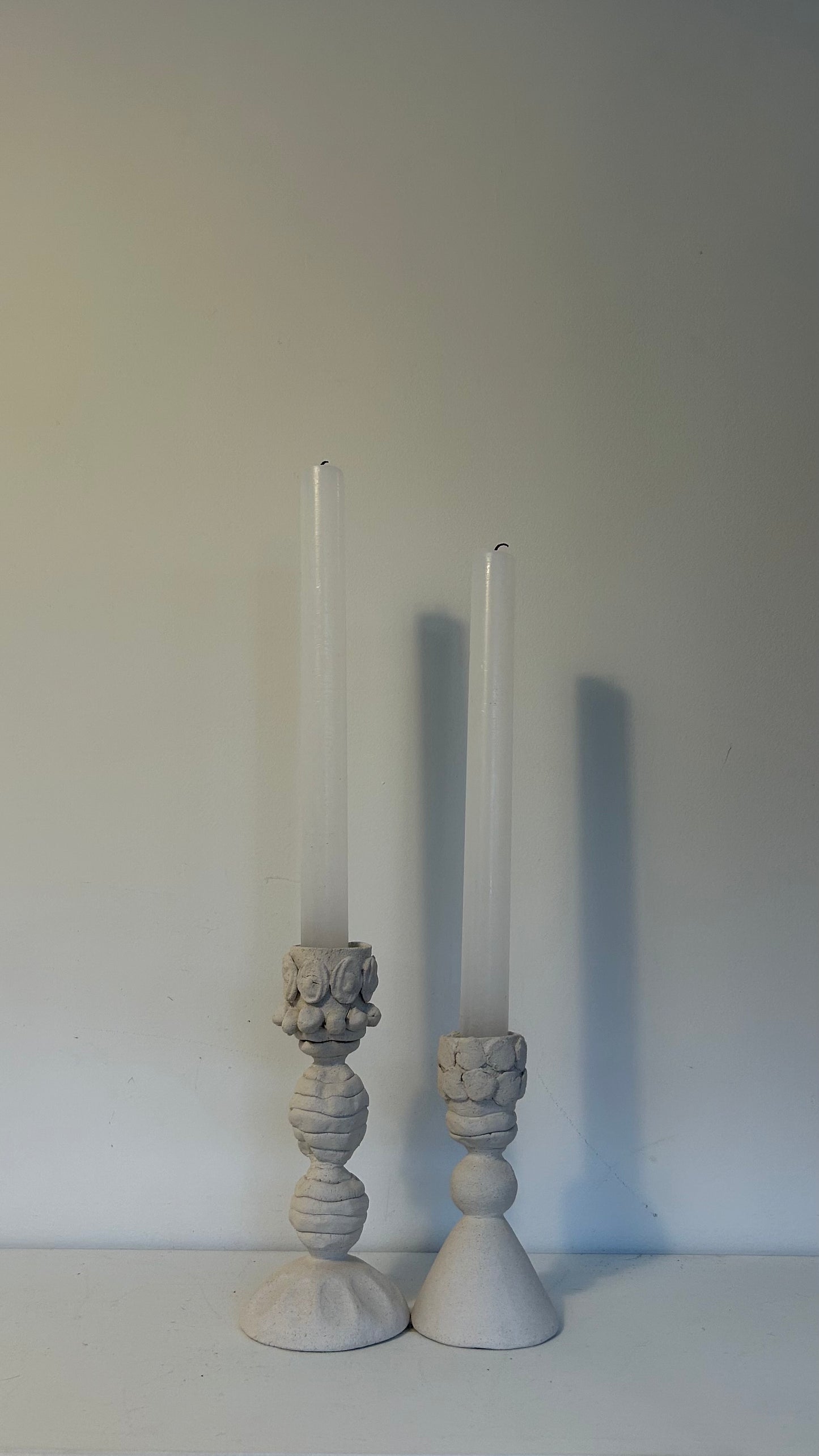 Lot de 2 bougeoirs, Anne Saltel