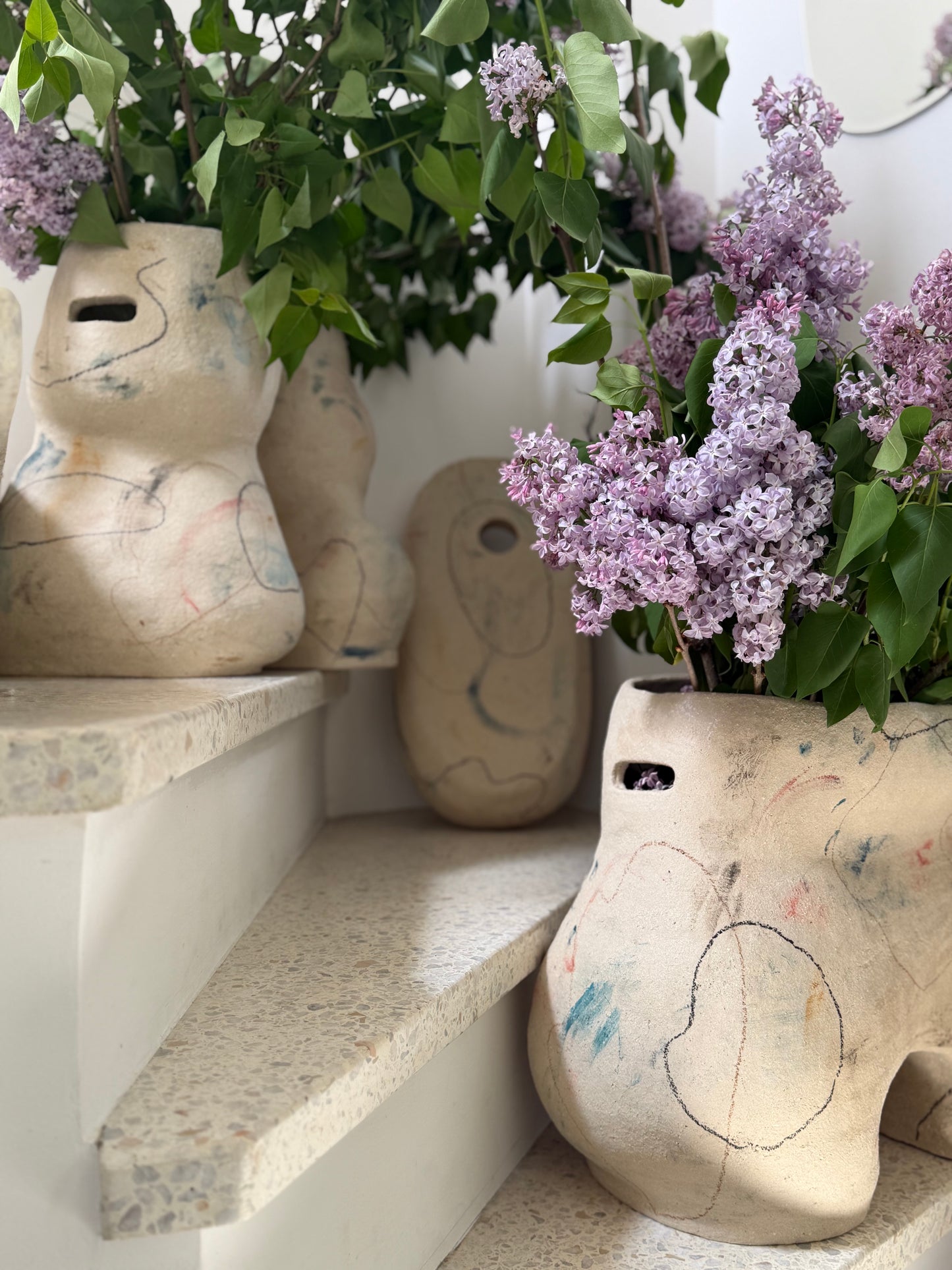 Maison Makeba Signature x MR Céramique - Tabouret/Vase/Plateau - M2