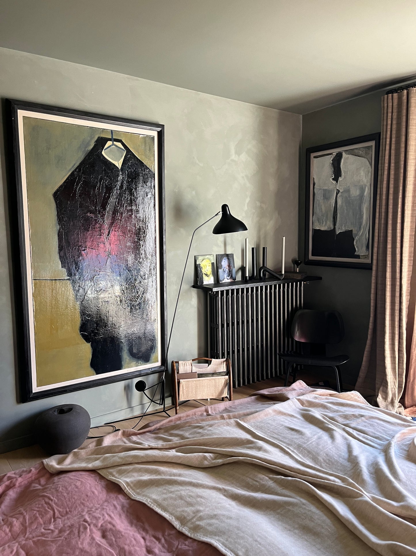 Serge Allain - Huile sur Toile - Le Passant