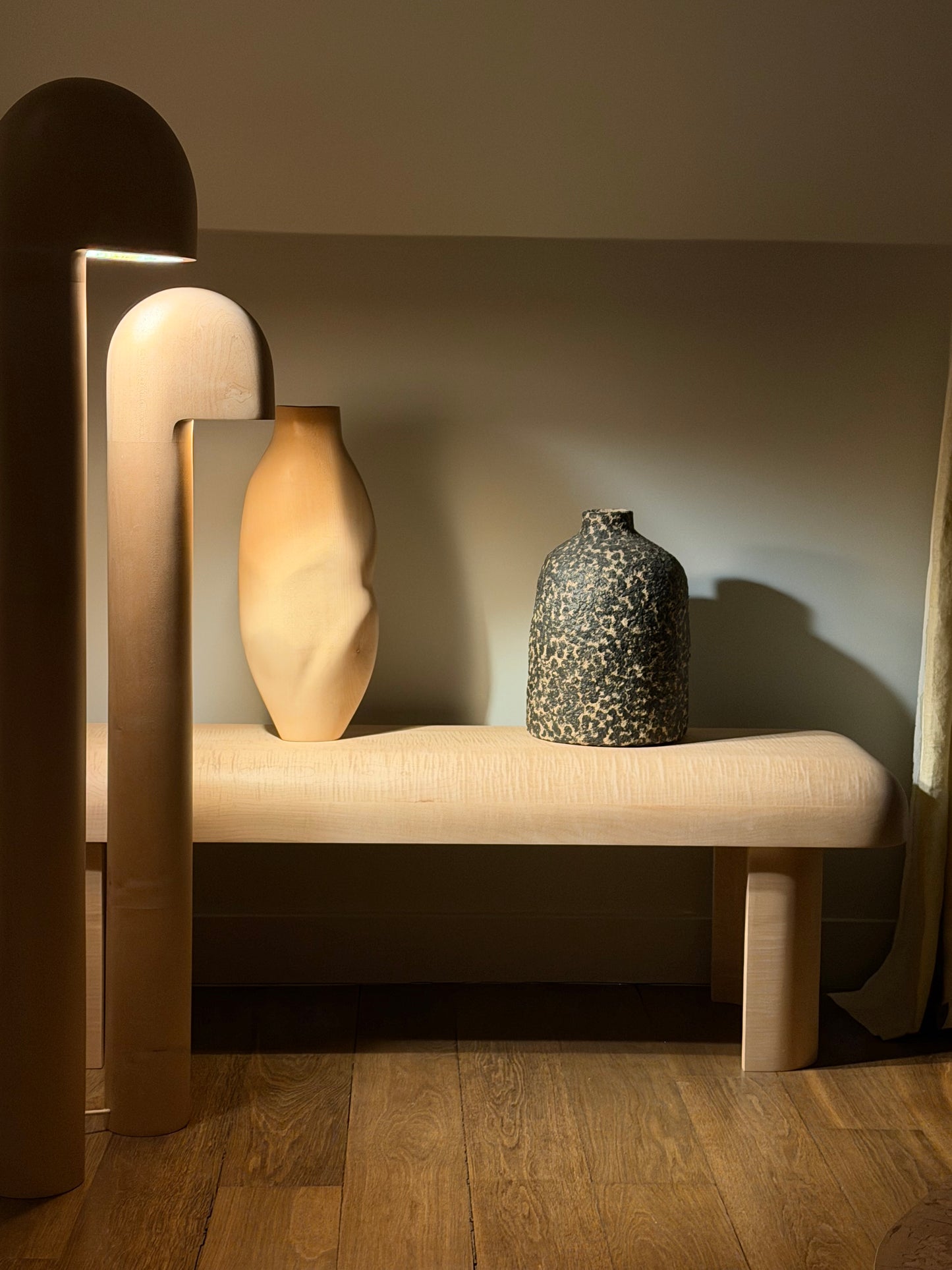 Pauline Pietri - Vases - Pavot & Ardoise En Papier Mâché