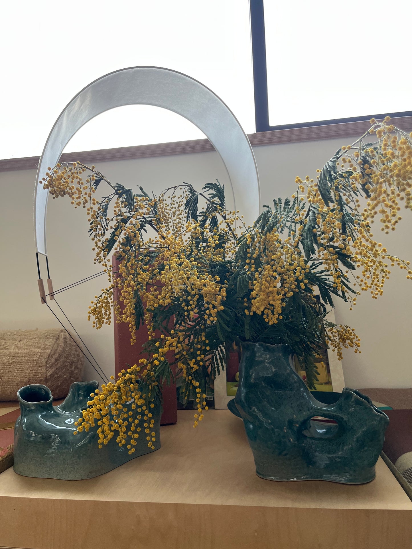 Vase corail bleu I, Cora