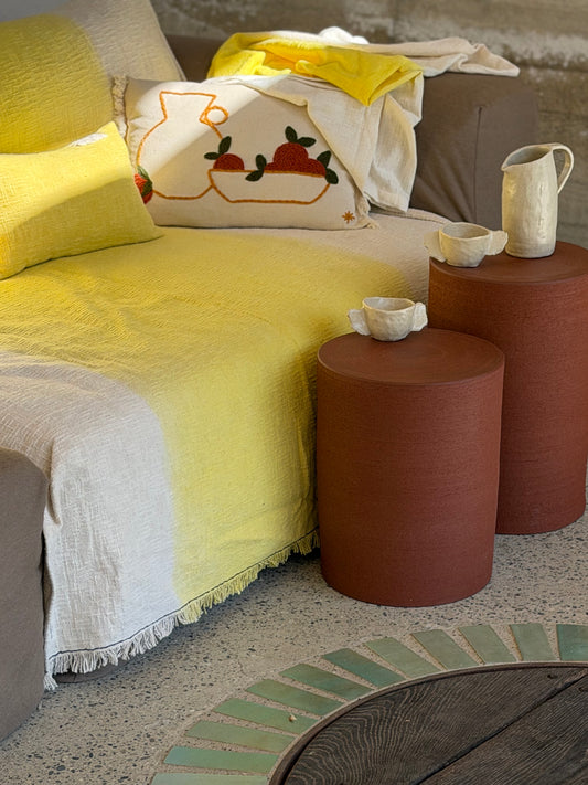 Maison Bonjour - Coussin - Mandarine