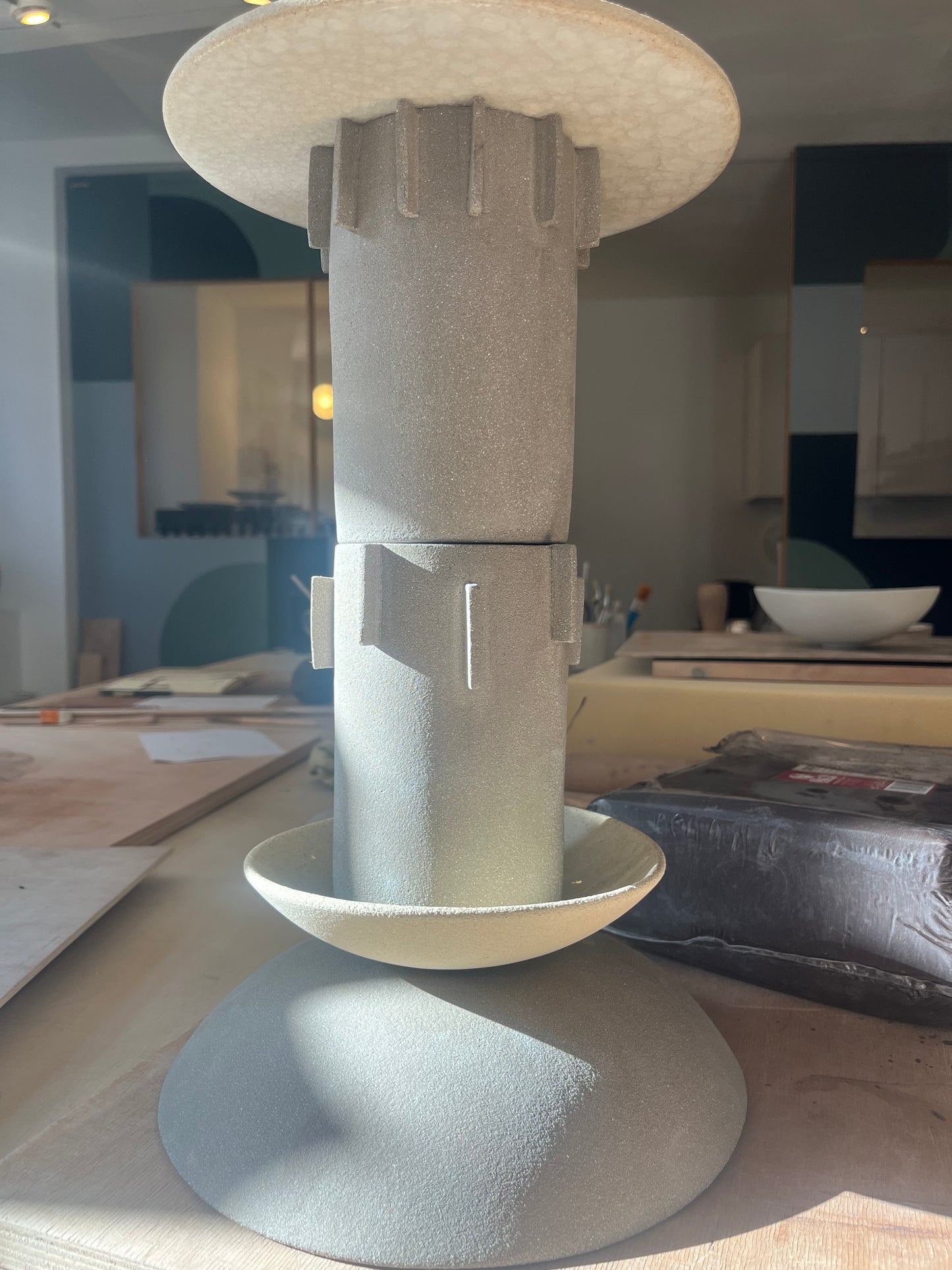 Maison Makeba Signature x CCÉRAMIQUE - Totem Sculptural/Luminaire/Suspensions