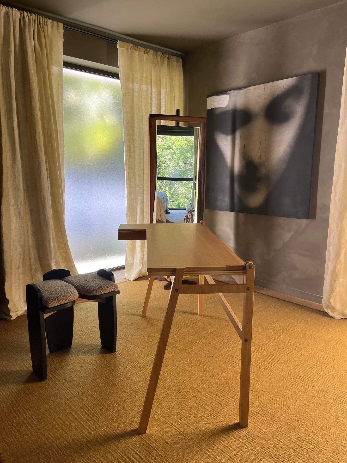 Tableau « corps en mémoire »Jordi Isern 122 x 122