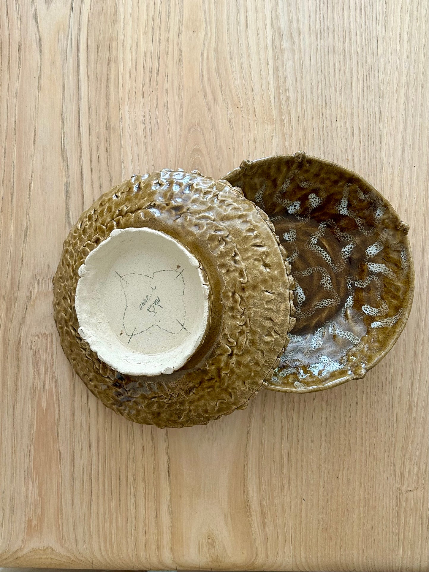 Anne Saltel - Ensemble - Plats/ Coupes à Fruits Miel