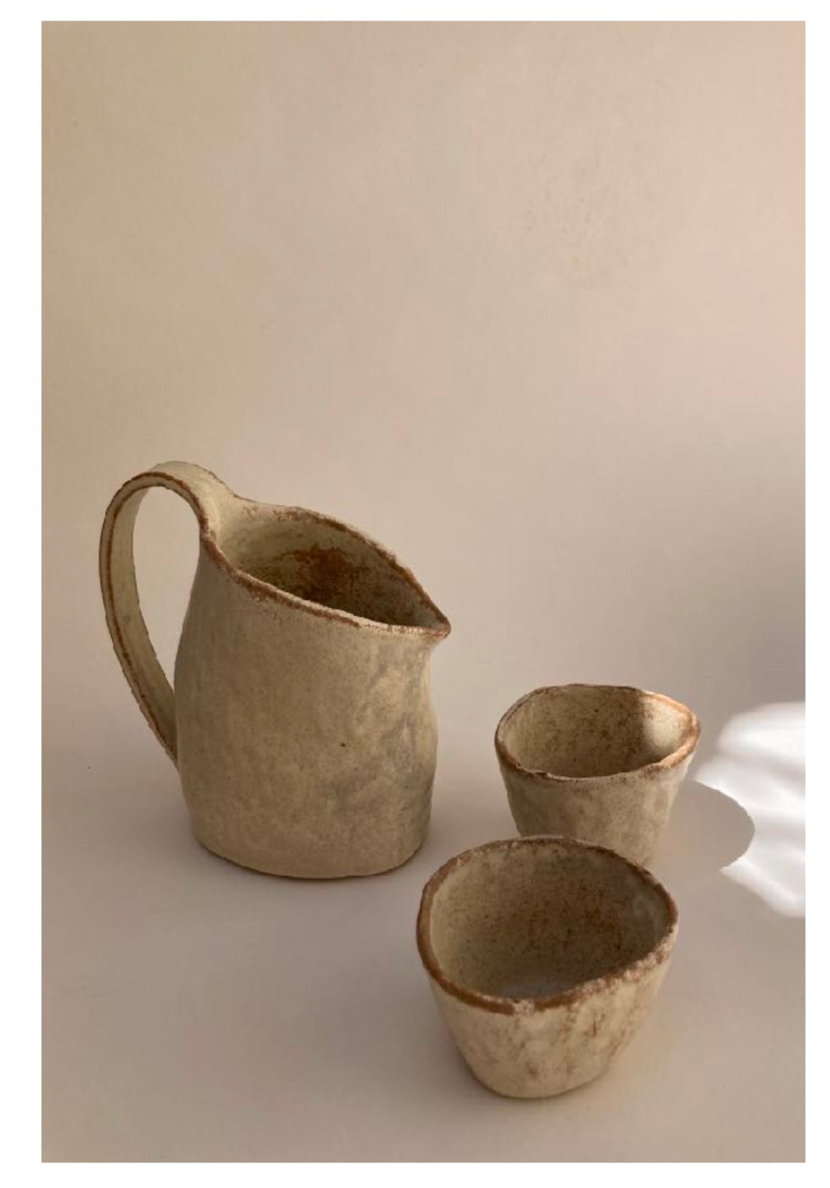 Cora - Ensemble - "Barro Jar" 2 Tasses & Pichet
