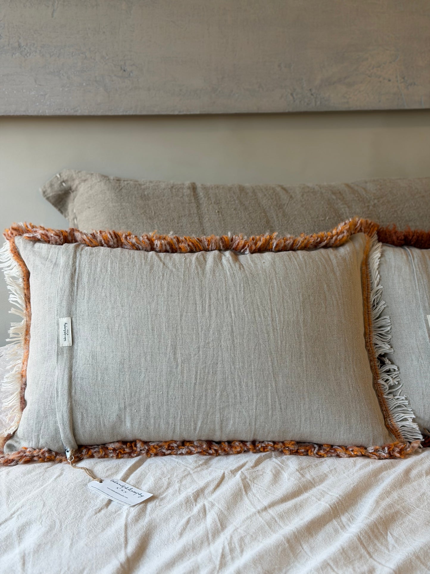 Housse de Coussin Coulis Zig Zag Bed and Philosophy (Garniture incluse) modèle d’expo