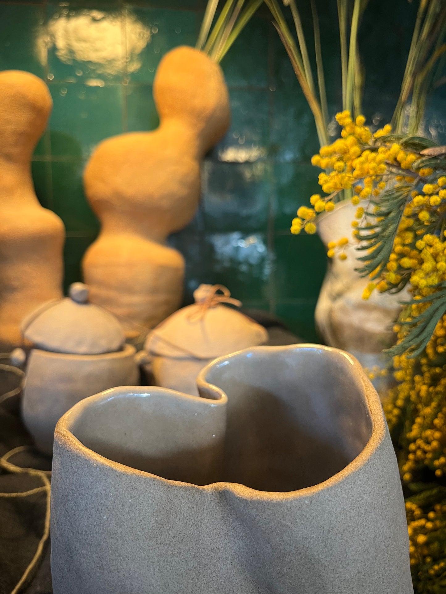 Cora - Vase - Peau