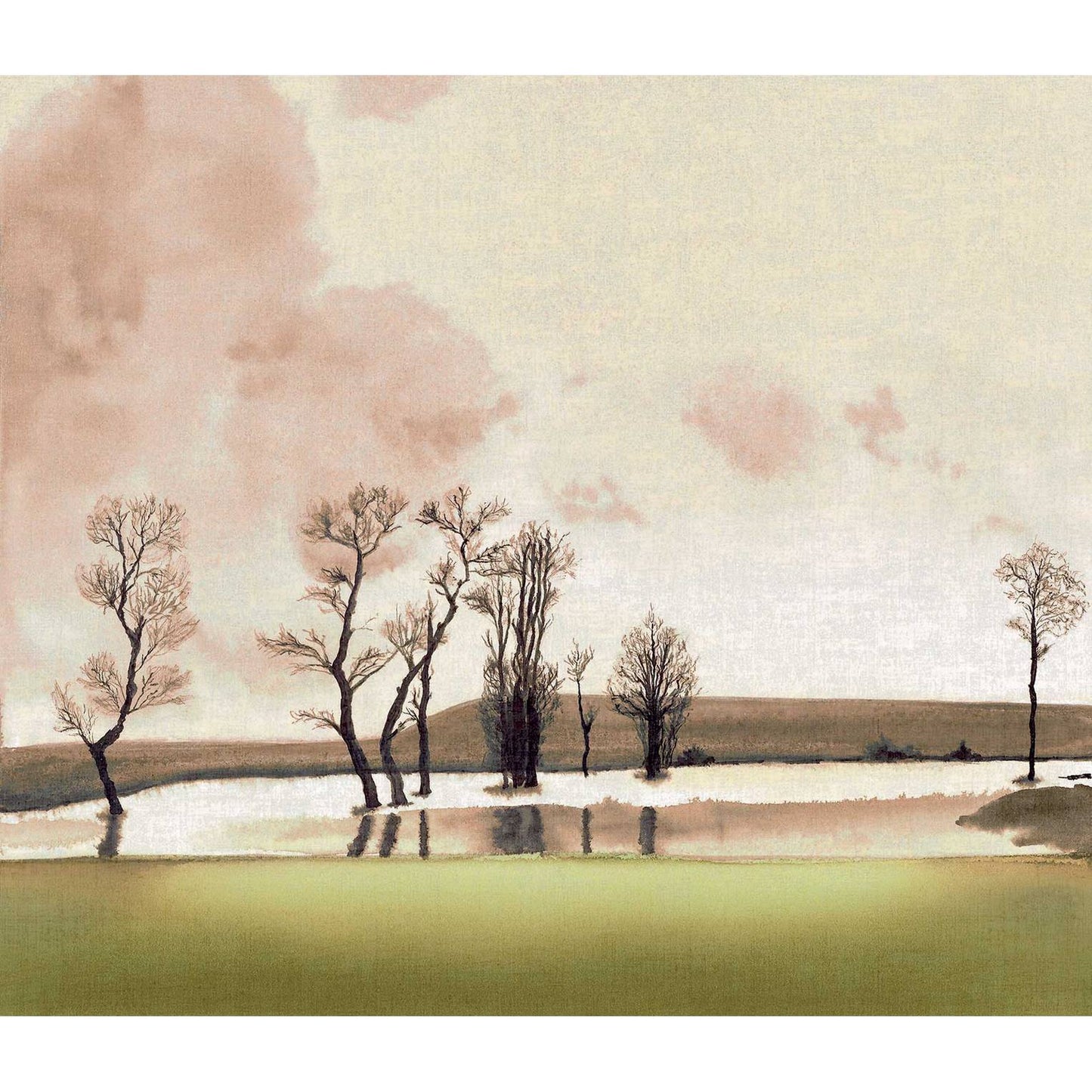 Modèle d'expo - Papier peint – En Hiver Panoramique - Charlotte Morot - Asteré