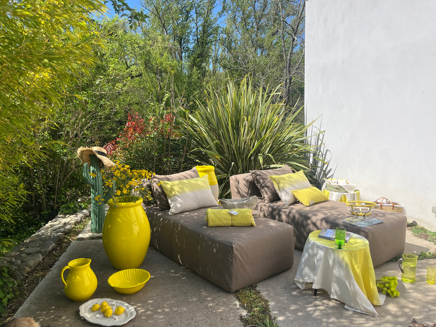 Housse de Coussin en coton tie and dye - Bed And Philosophy