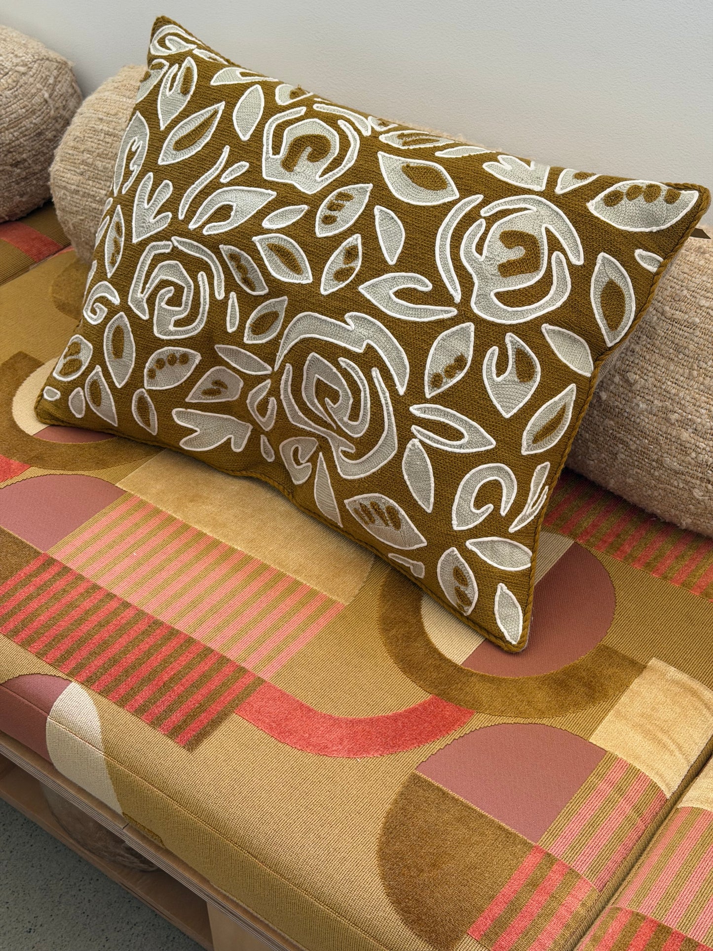 Elitis -Housse de Coussin - AIMÉE Ocre