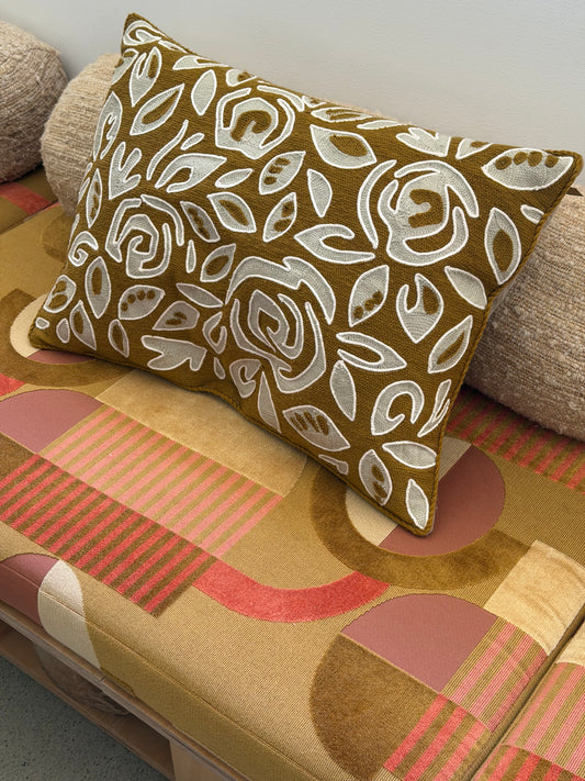 Elitis -Housse de Coussin - AIMÉE Ocre