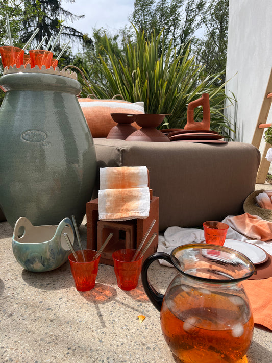 Jarre VXI ème émaillé céladon - Ravel