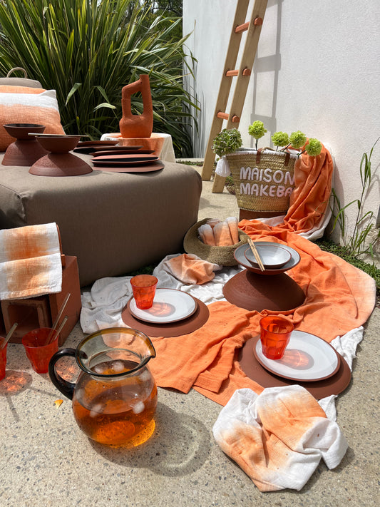 Modèle d'expo.Lot de 10 Serviettes de Table TATIN - Bed And Philosophy