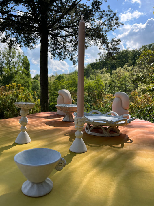 Lot de 2 bougeoirs, Anne Saltel