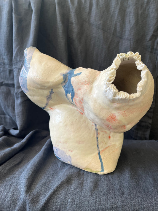 Muriel Senaux - Sculpture/Vase - Confinement