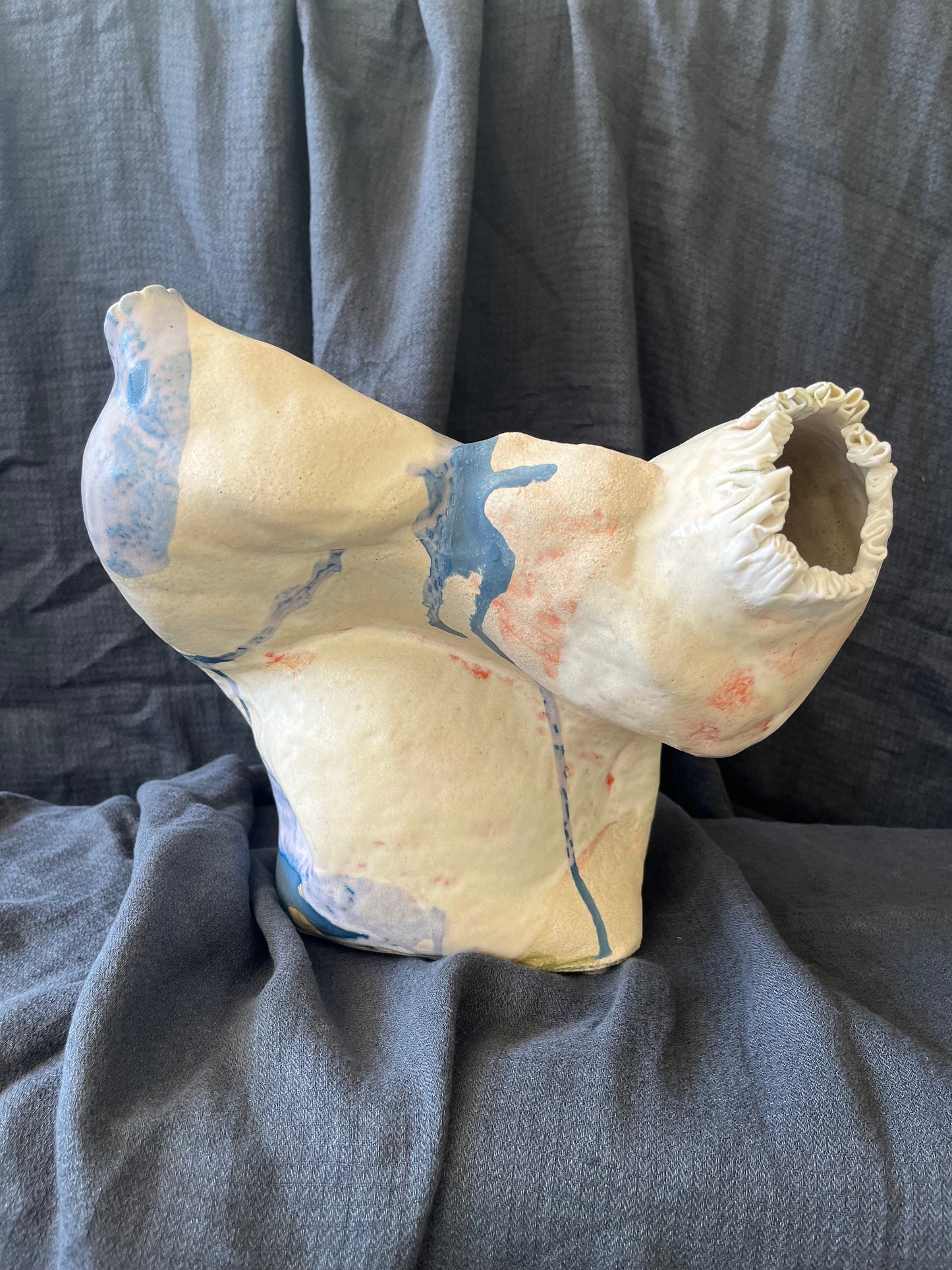 Muriel Senaux - Sculpture/Vase - Confinement