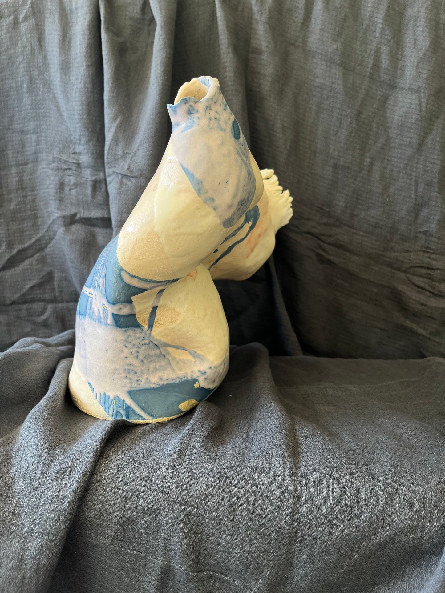 Muriel Senaux - Sculpture/Vase - Confinement