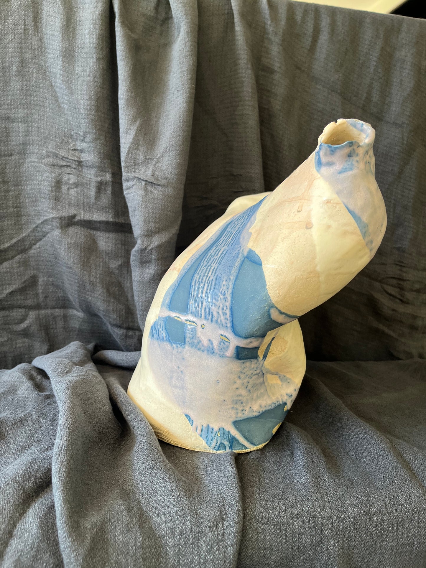 Muriel Senaux - Sculpture/Vase - Confinement