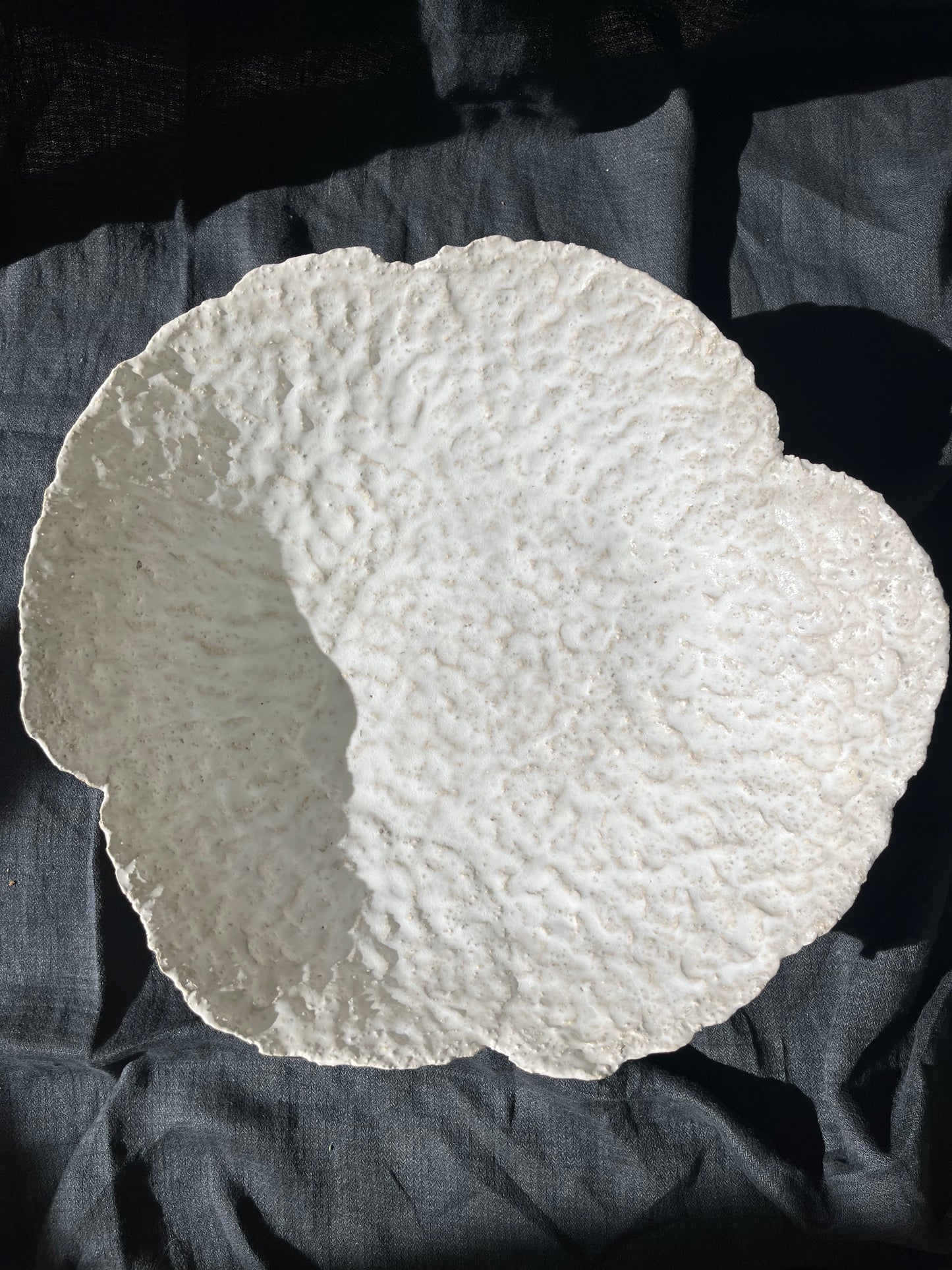 Anne Kurzberg - Ensemble - 3 Coupes en Grès Blanc