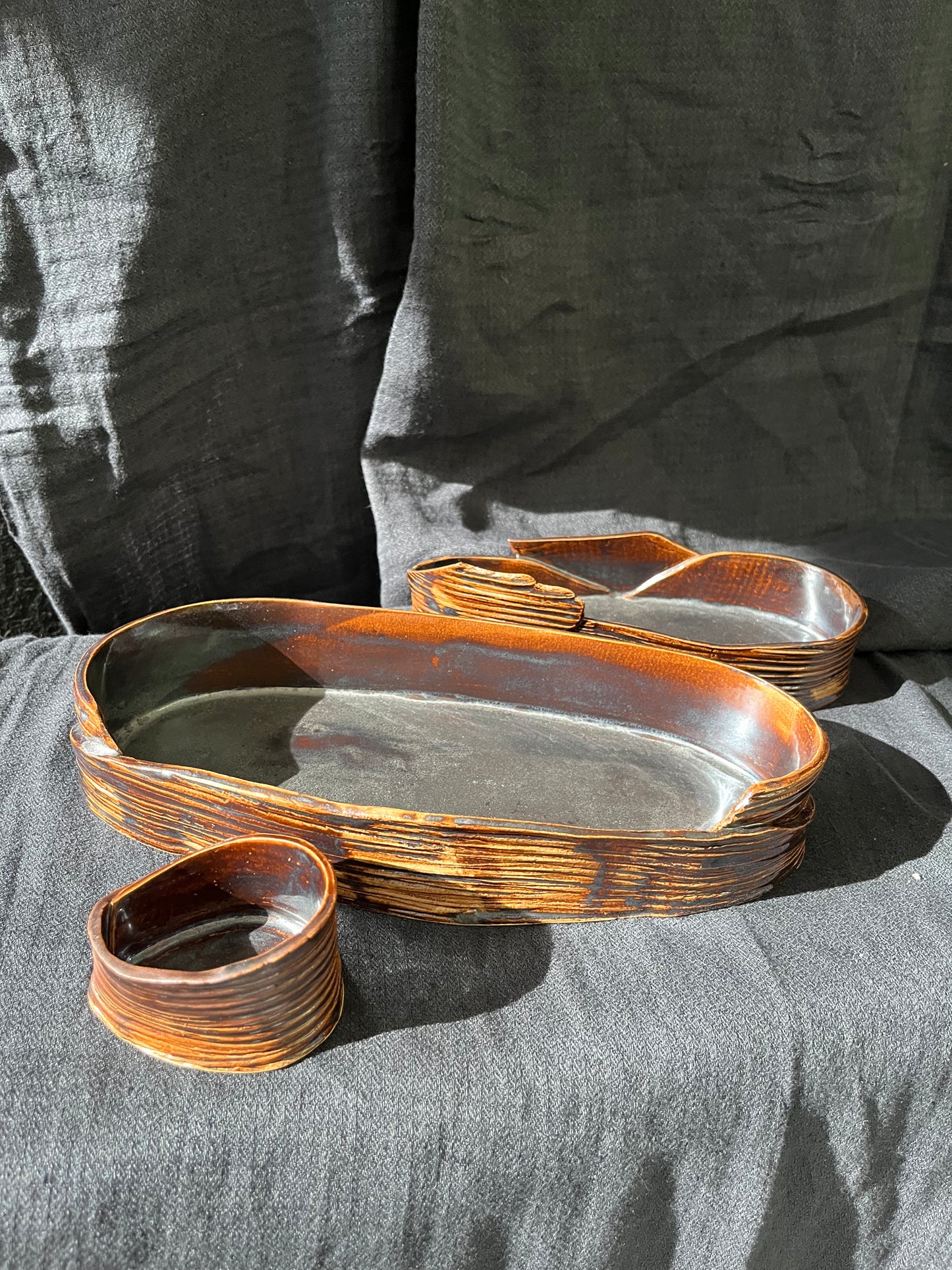 Anne Kurzberg - Vaisselle - 3 Plats Gigognes