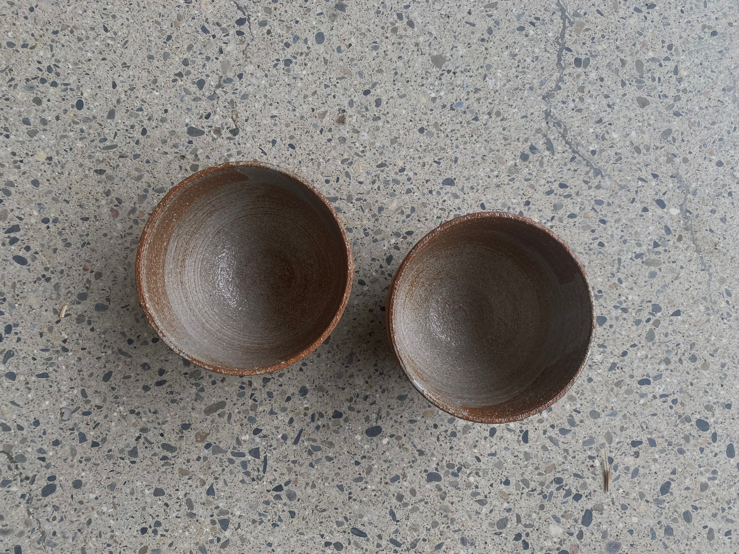 Lot de 2 tasses droite grès sable Tanguy Fraiture