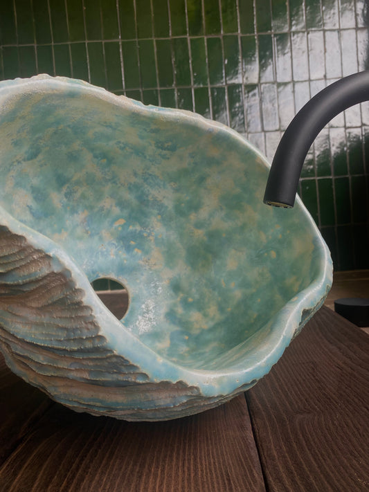 Le bénitier - Thaïs Loret - Vasque en céramique