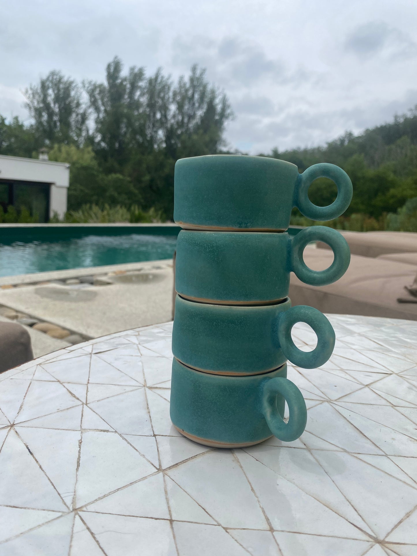 Lot de 4 tasses - Mosselbay