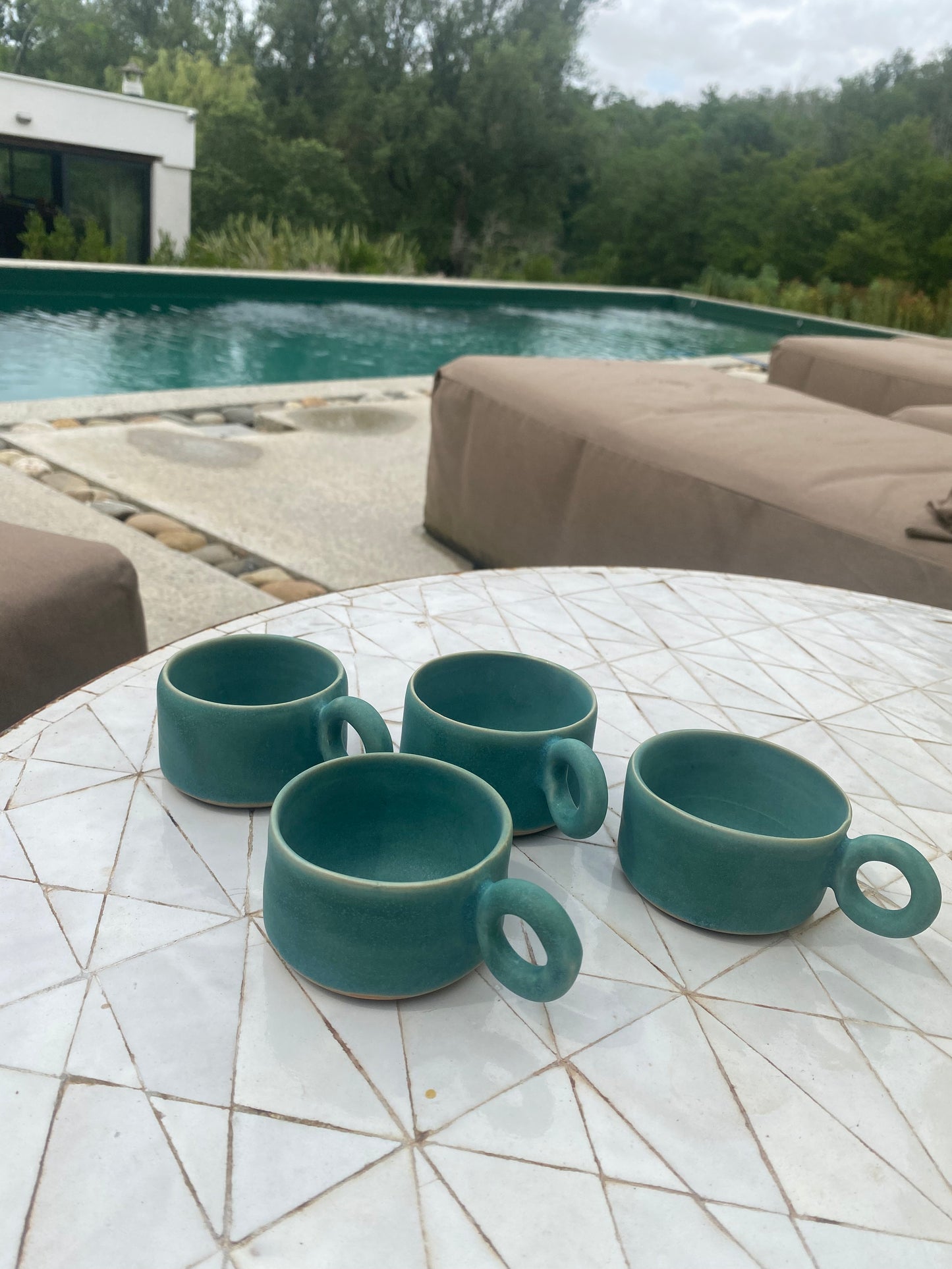 Lot de 4 tasses - Mosselbay