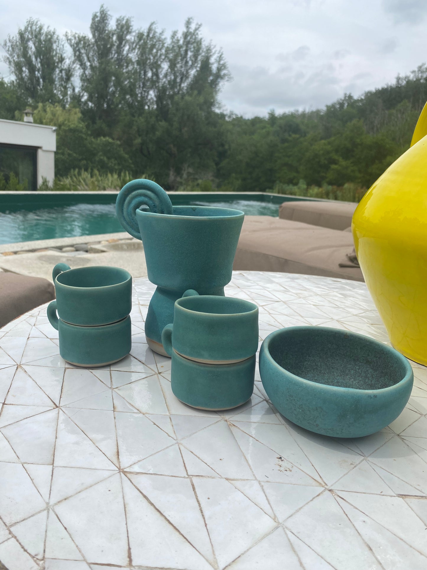 Lot de 4 tasses - Mosselbay