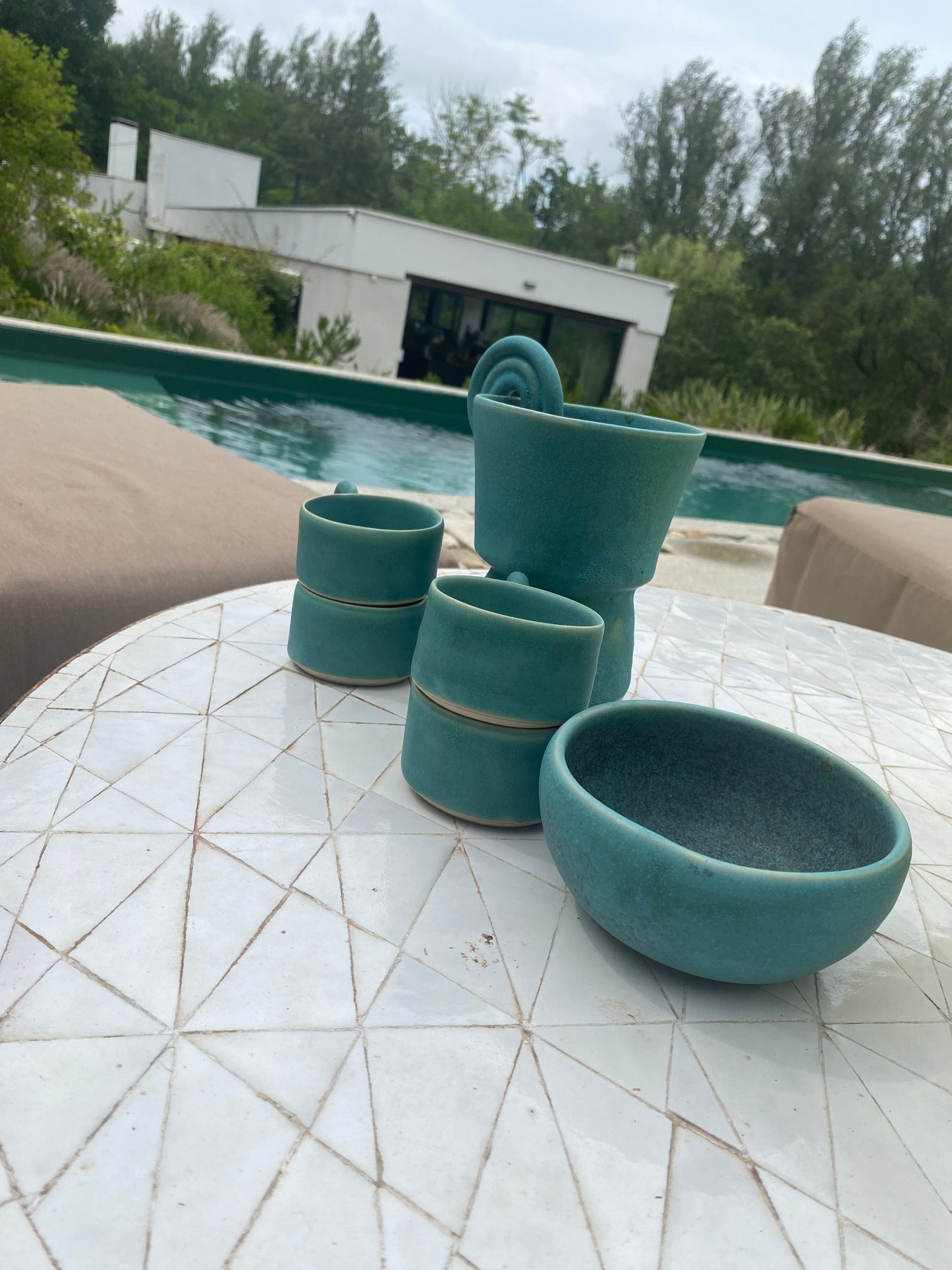 Lot de 4 tasses - Mosselbay