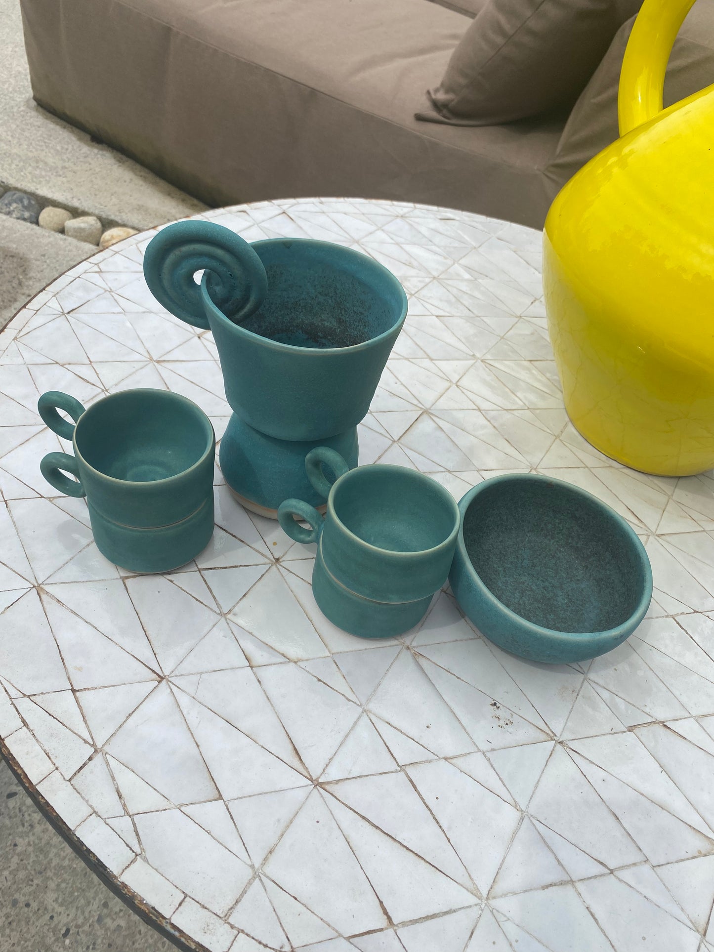 Lot de 4 tasses - Mosselbay