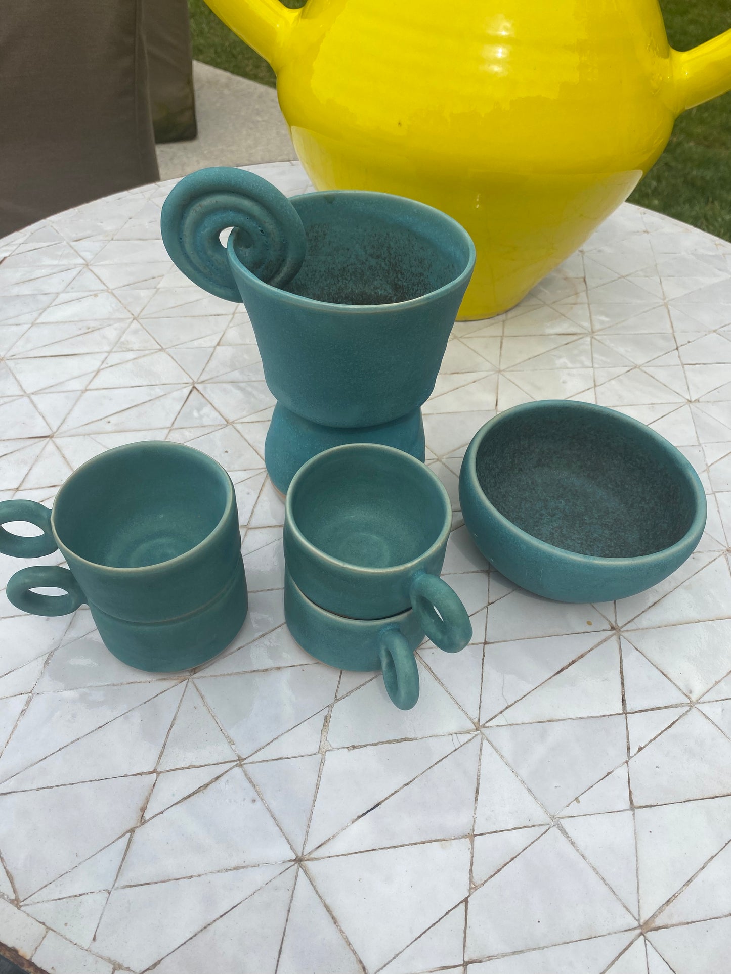 Lot de 4 tasses - Mosselbay