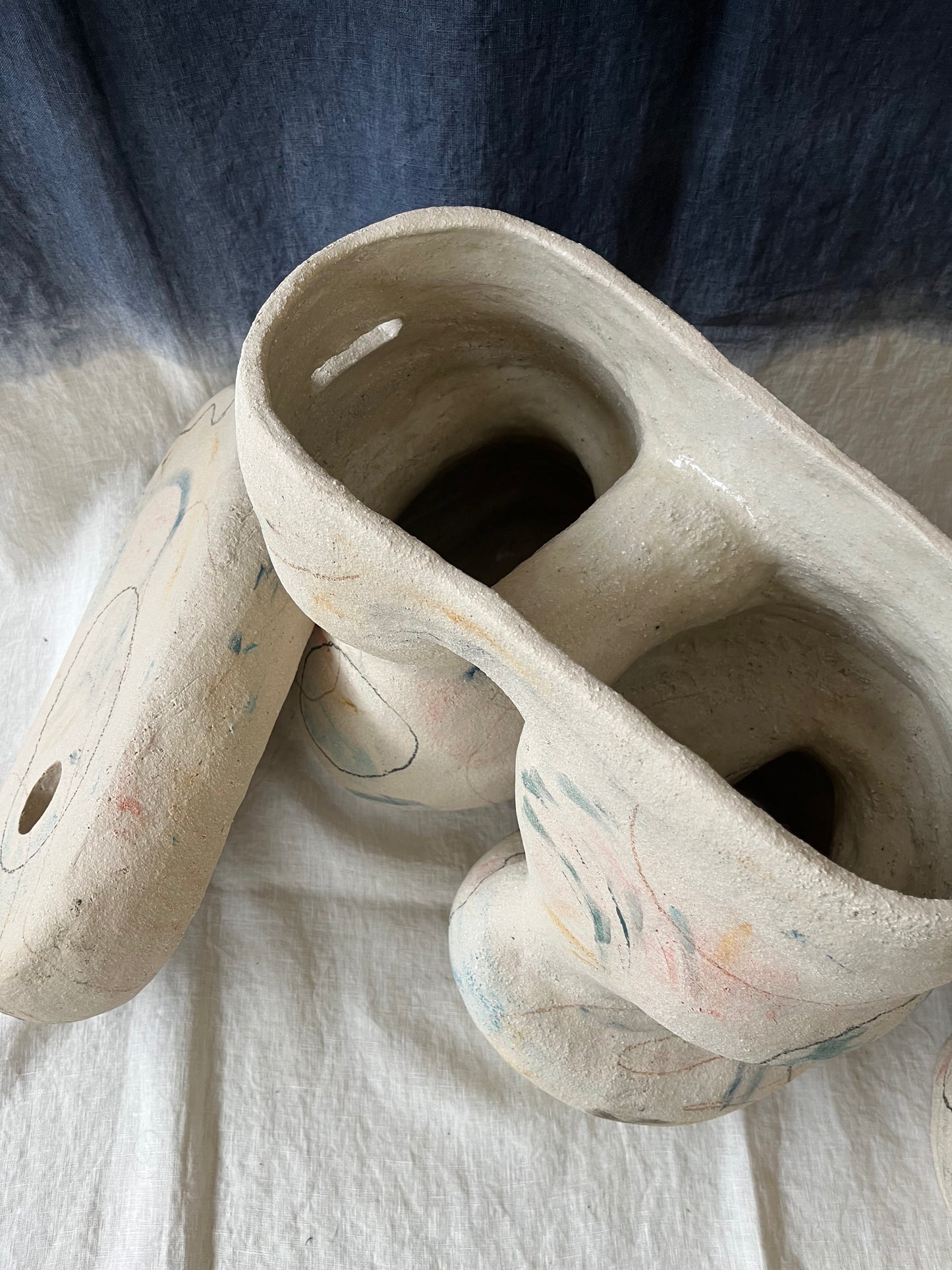 Maison Makeba Signature x MR Céramique - Tabouret/Vase/Plateau - M2