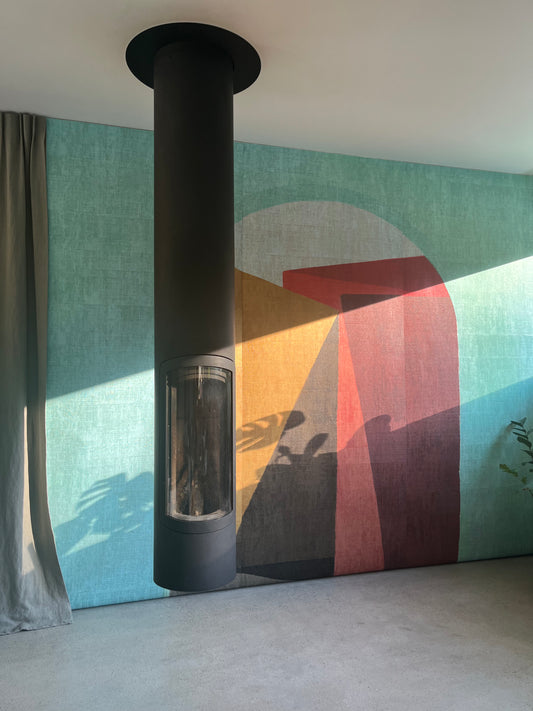 Modèle d'expo. Papier Peint "La caravane", Medina - Élitis