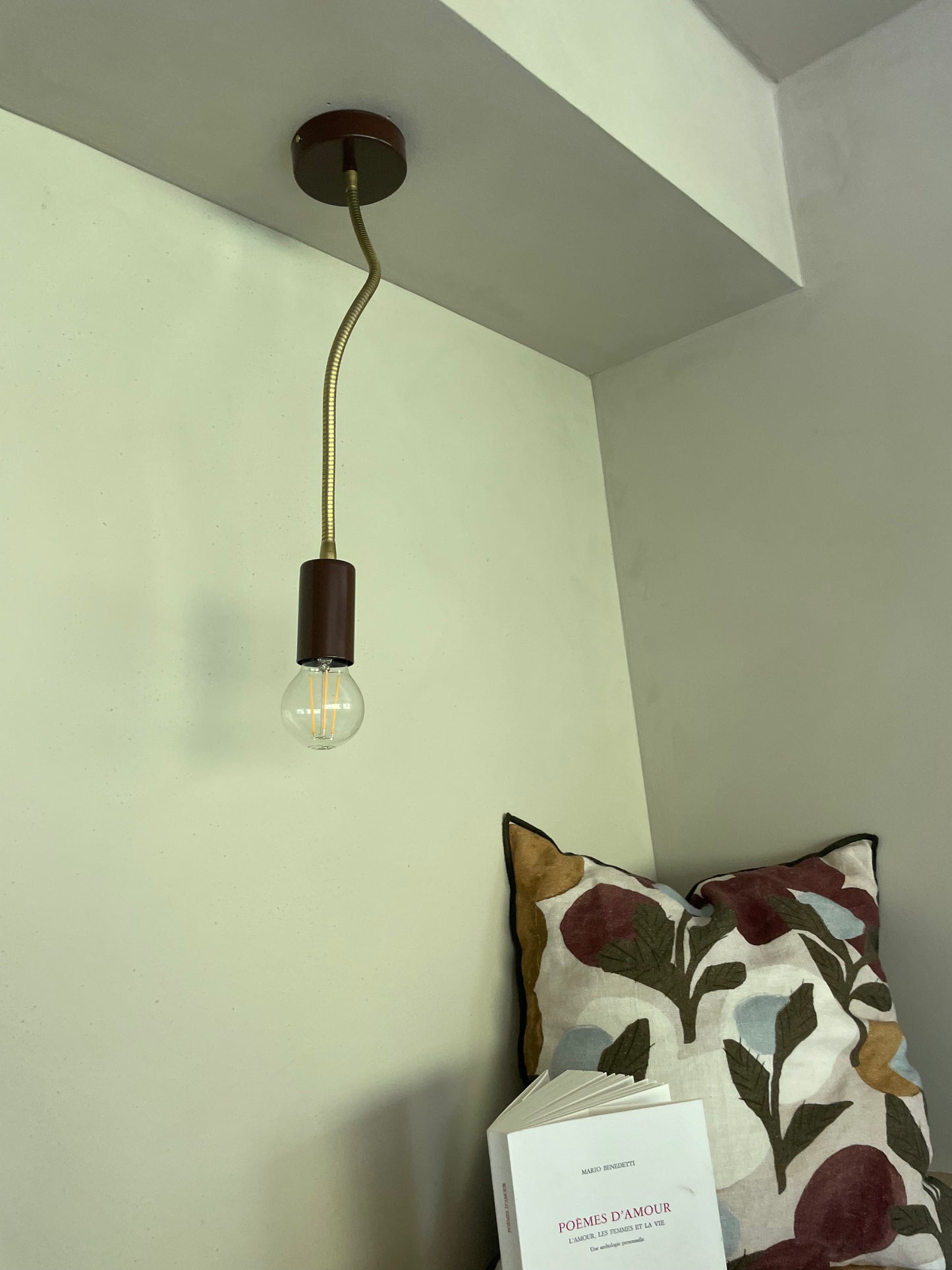 Modèle d'expo. Lampe à bras flexible en porcelaine et métal - Zangra