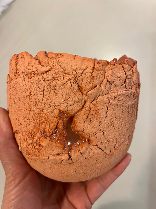 Michelle Torréa - Photophore - La Craquelure du Salagou