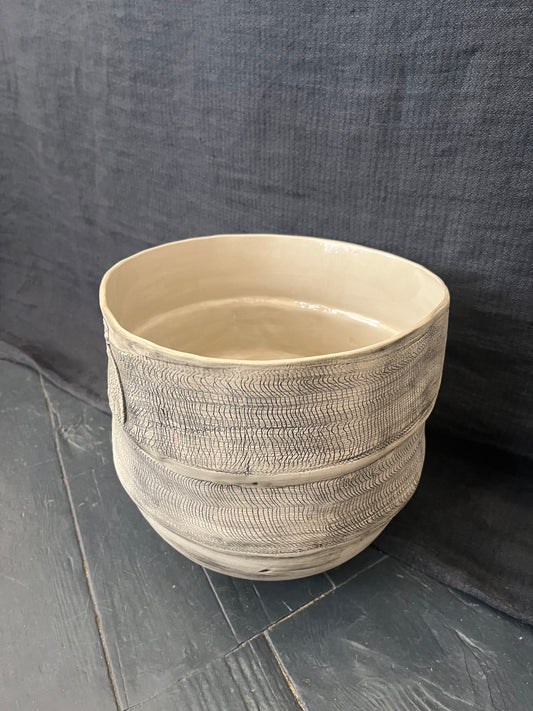 Haut saladier filet de pêche, Geneviève