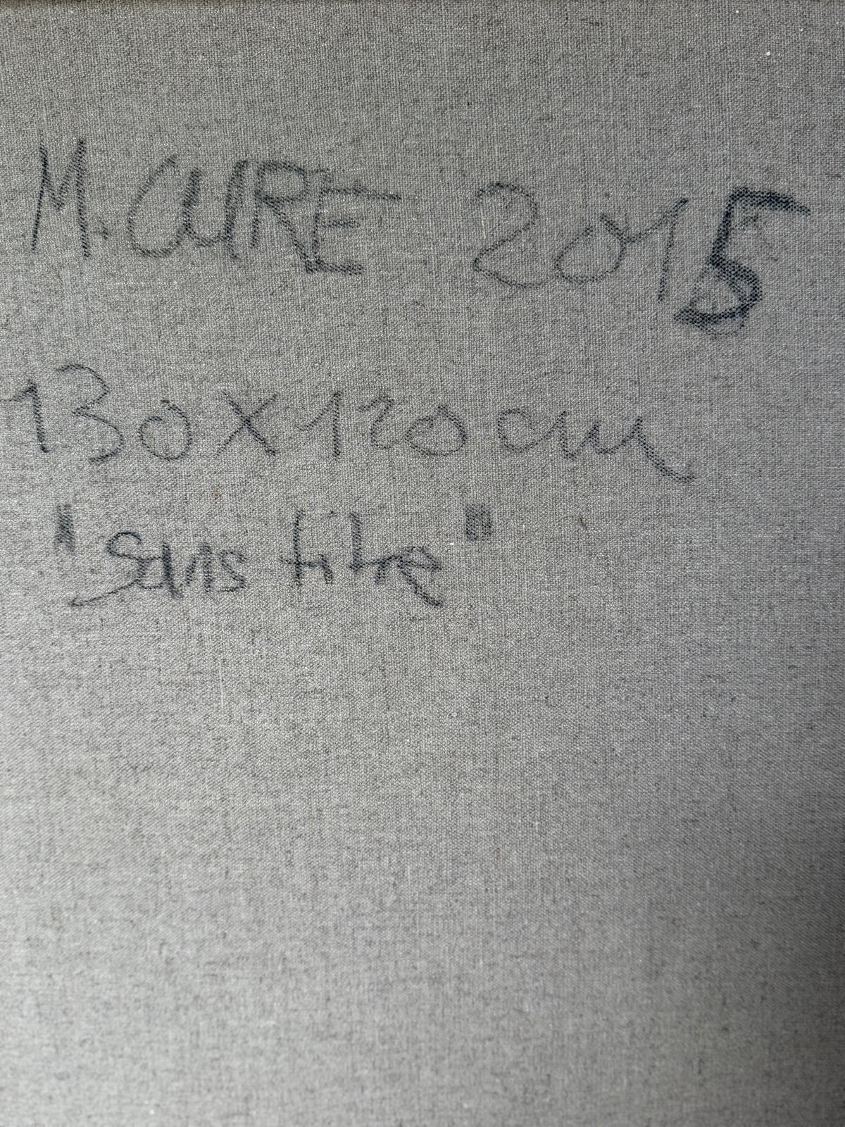 Michel Cure - Huile sur Toile - "Sans Titre n°49" 2015