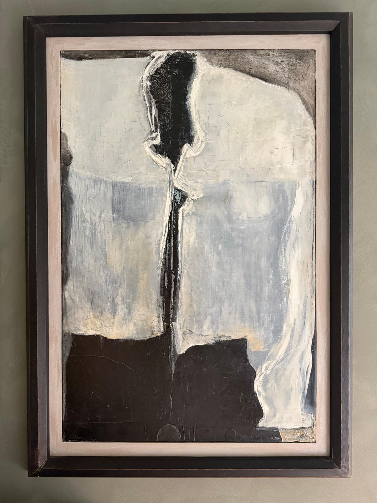 Serge Allain - Huile sur Toile - L'Intrus